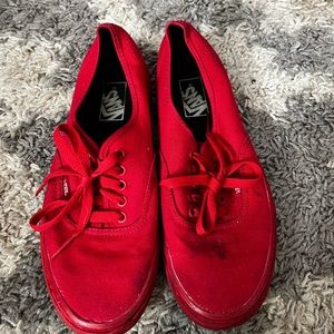 Red Vans